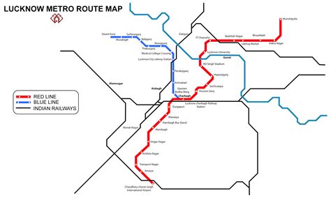 Lucknow Metro Map - View Lucknow Metro Route Map