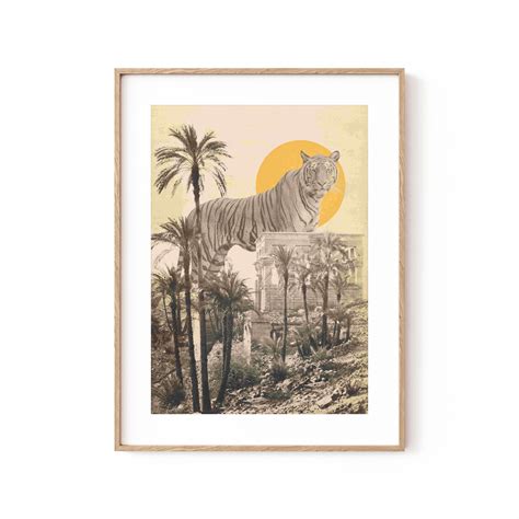 Buy Giant Tiger In Ruins Wall Art Online at Best Price – Dessine Art