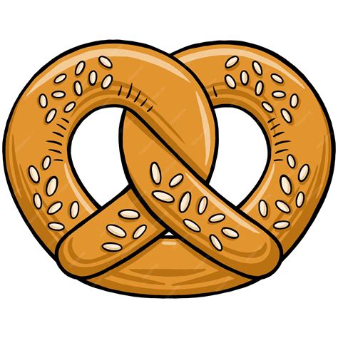 Premium Vector | Pretzel vector illustration