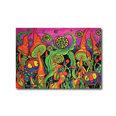SIGN EVER Cartoon Trippy Posters Wall Home Bedroom Boys Room Living ...
