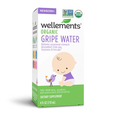 Organic Gripe Water - Gripe Water For Newborns & Babies | Wellements ...