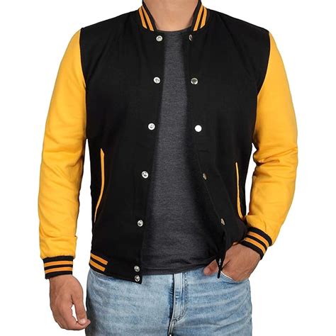 Buy Black And Red Letterman Jacket Men - High School Varsity Mens ...