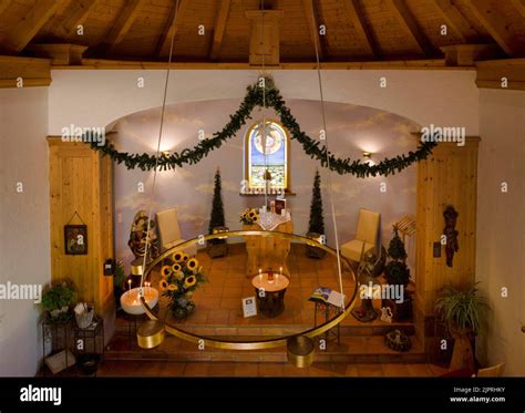Altar area of the Chapel of Peace Saint Catherine, Friedensweg, Hotel ...