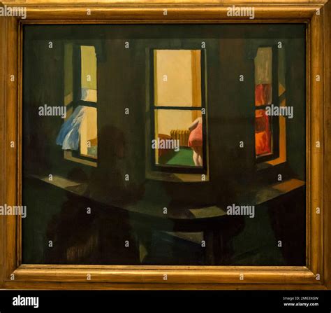 Night Windows, 1928, Edward Hopper's New York exhibition, 2022, Whitney Museum of American Art ...