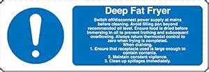 SRG -Deep Fat Fryer Waterproof Sign Board (Foam Board)_AC111112_555556 ...