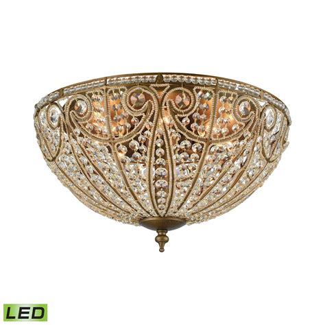 ELK Lighting 15963/8-LED Elizabethan Collection Dark Bronze Finish Led ...