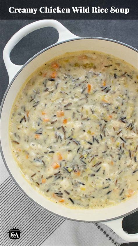 Creamy Chicken Wild Rice Soup