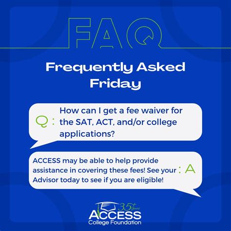 How can I get a fee waiver for SAT or ACT fees? | ACCESS College ...