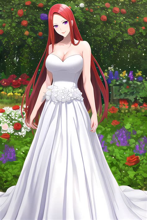 Kushina Uzumaki Wedding Dress by HappyArtAi on DeviantArt