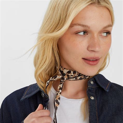 Cheetah Print Neckerchief - Accessorize India