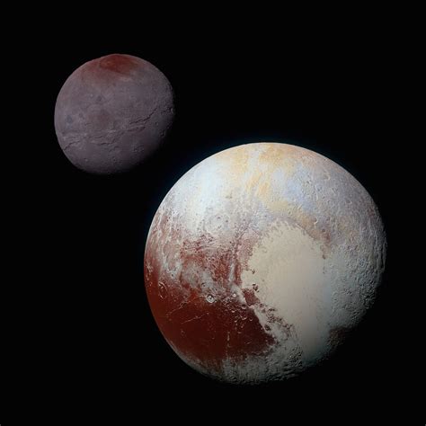 Pluto And Charon – Space Art By Christopher Doll