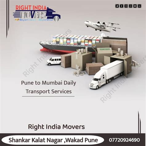 Daily Pune to Mumbai Transport Services - Door/Door Services - Right ...