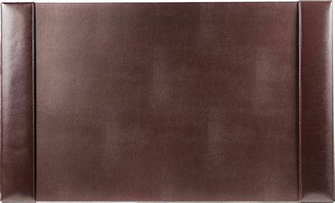 Bonded Pad with Side Rails Luxury Leather Desk Blotter for Writing, 30 ...