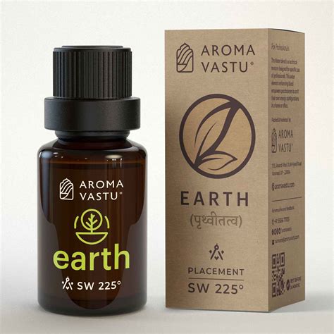Aroma Vastu Ayatan Elements – Earth Essential Oil | Grounding Support