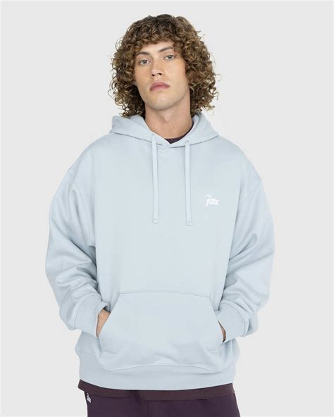 Patta – Basic Hooded Sweater Pearl Blue