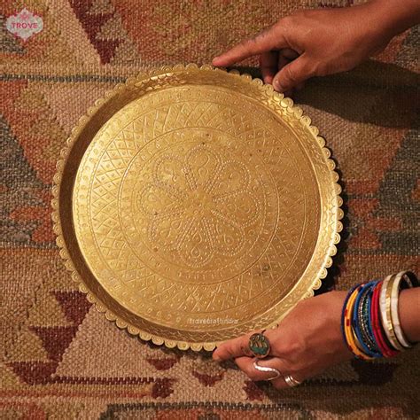 Hand-painted Steel Ware & Brass home decor – Trove Craft India