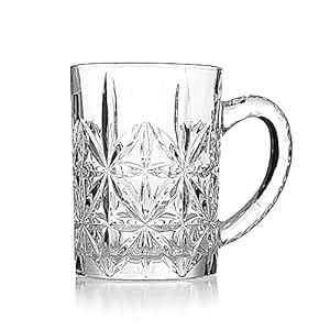Buy KTC Plus Cool Glass Beer Mug 1 pcs., 420 ml Each, Transparent Serve ...