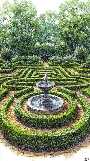 Labyrinth garden maze various christianity paganism religion spiritual ...