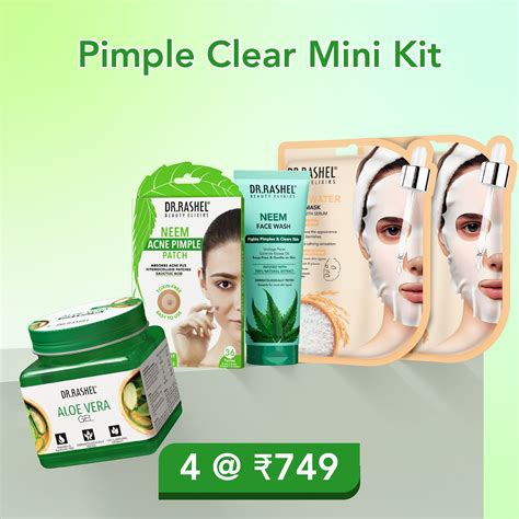 Pimple Clear Mini Kit Compact Acne Care Set - Dr.Rashel