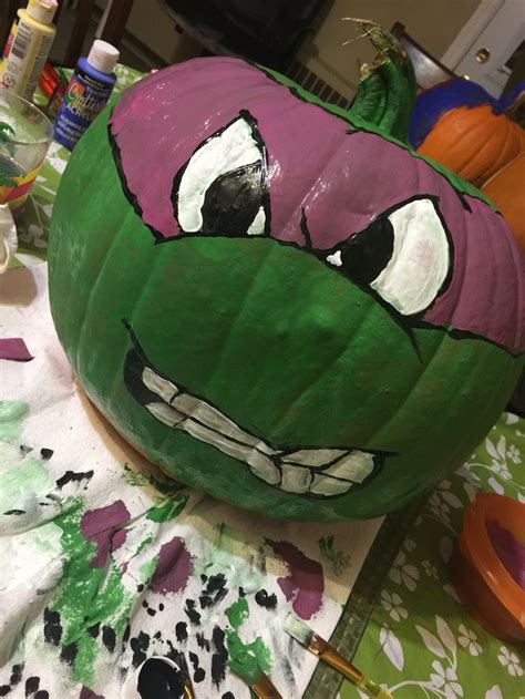 Image result for TMNT Pumpkin Pattern