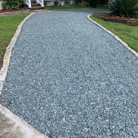 Pea Gravel Driveway