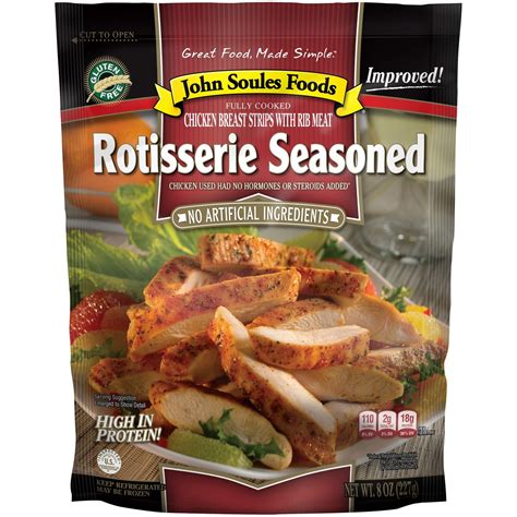John Soules Meat Strips Chicken - Rotisserie Seasoned
