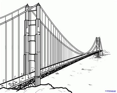 Golden Gate Bridge Drawing Tutorial: Step-by-Step Guide