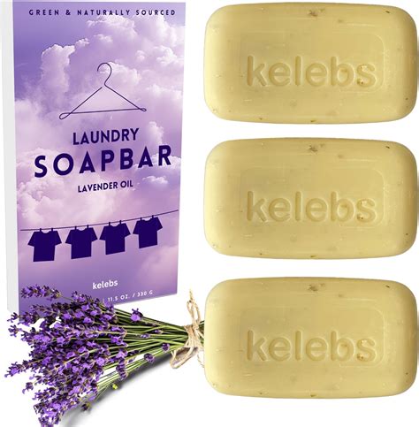 Amazon.com: Organic Laundry Soap Bar with Coconut for Sensitive Skin ...