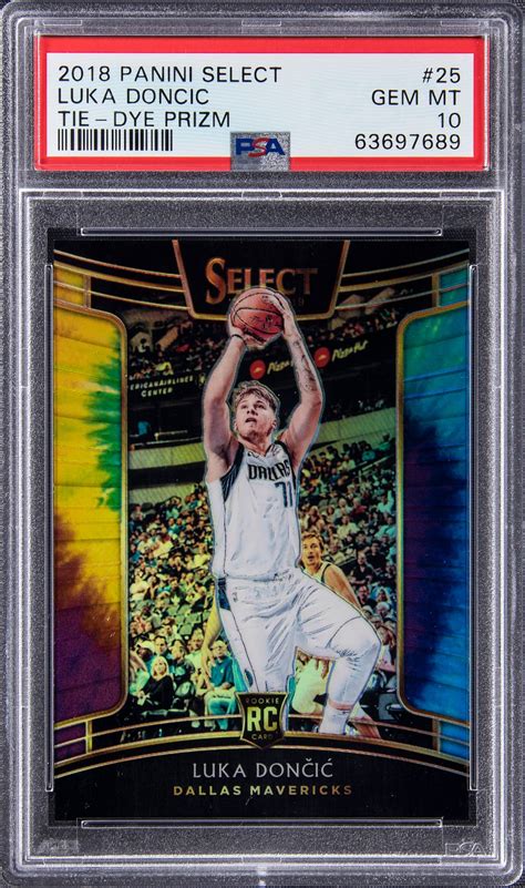 Luka Doncic 2018 Select #25 Concourse Tie-Dye /25 Price Guide - Sports ...