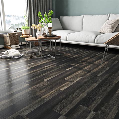 Vinyl Plank Black Wood