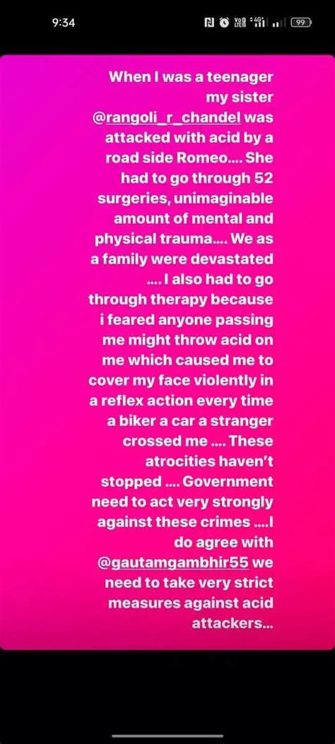 Kangana Ranaut recalled the day when her sister Rangoli Chandel had an ...