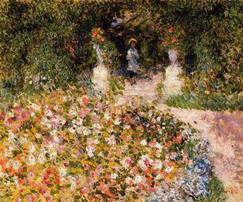 The Garden - Pierre-Auguste Renoir - WikiArt.org | Renoir paintings ...