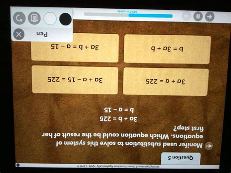 Solving systems of linear equations algebraically iready level h ...