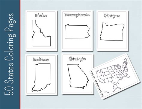 Coloring Pages States