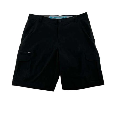 Sierra Designs Men’s Black Cargo Shorts / Various Sizes – CanadaWide ...