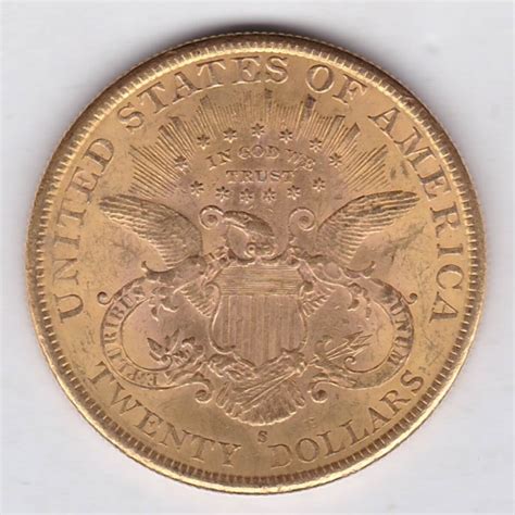 1896 S USA Twenty Dollars Gold Coin | Dorset Coin Company