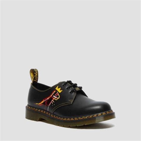 Dr Martens Oxfords Shoes Best Price - 1461 Basquiat Women Black