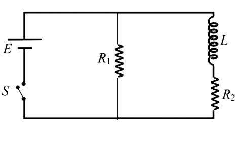 An inductor of inductance L=400 mH and resistor of resistance `R_(1 ...