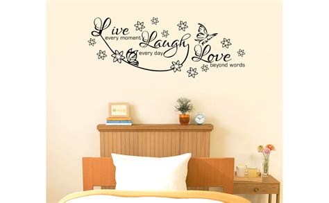 Sticker Yard Decal Live Laugh Love Quote Wall Stickers for Living Room ...
