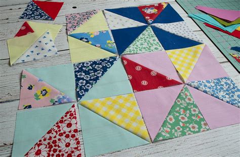 Image result for Easy Pinwheel Quilt Block Tutorial