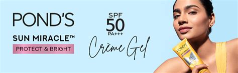 Buy Pond's Sun Miracle SPF 50 PA+++ Crème Gel Sunscreen Protect ...
