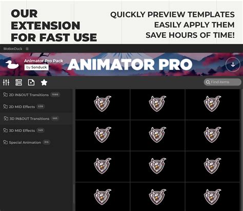 Animator Pro Pack | 2500+ Presets | After Effects – SonduckFilm