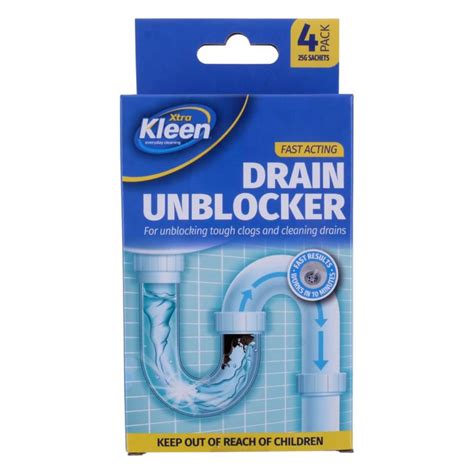 Xtra Kleen Drain Unblocker Kitchen-Basin & Bathroom 4 Pack - JWN Shop