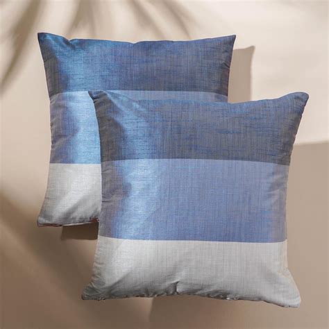 Buy Wesley Set of 2 Colourblock Cushion Covers - 45x45cm from Home ...