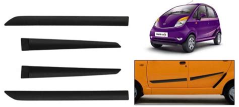 Car Original Side Door Beading Matt BLACK - Nano for Tata Nano | Parts ...