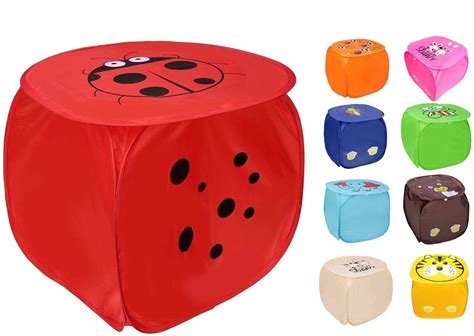 Buy Ketsaal Square Laundry Basket Bag/Foldable Cute Animal Print ...