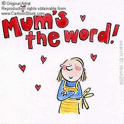 English idioms,sayings and expressions: Mum's the word 20450