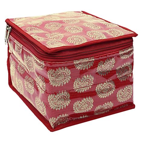 Kuber Industries Multipurpose Carry Print PVC Laminated Jewellery ...