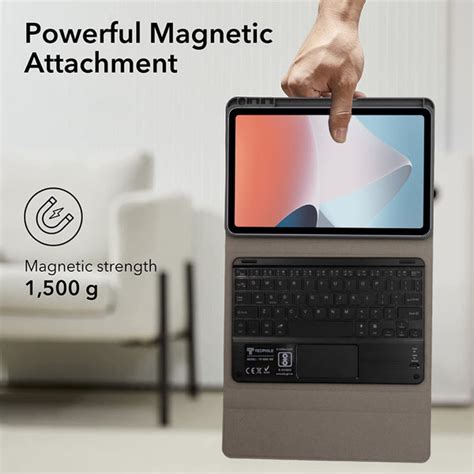 TECPHILE HKOP103T Wireless Keyboard Case for Oppo Pad Air | Concept Kart