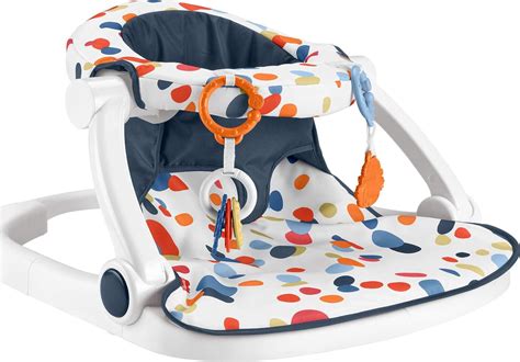 Amazon.com : Fisher-Price Portable Baby Chair, Darling Dots Sit-Me-Up ...